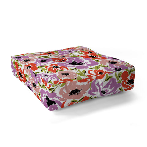 Gabriela Fuente Ultra Flora Floor Pillow Square