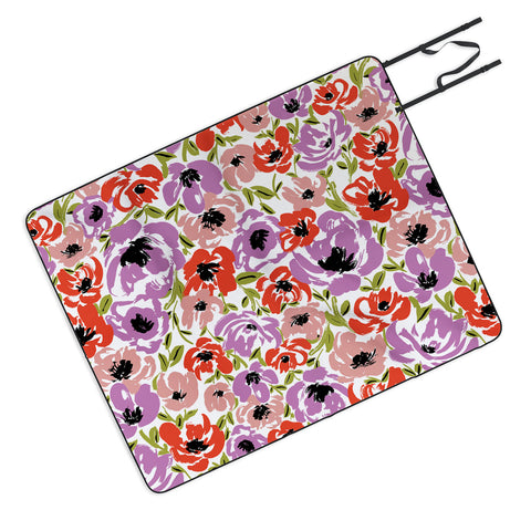 Gabriela Fuente Ultra Flora Picnic Blanket
