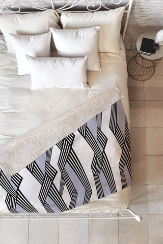 Gabriela Fuente Vacation I Fleece Throw Blanket