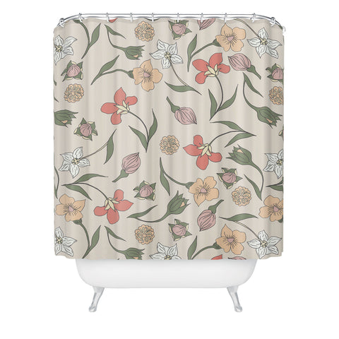 Gabriela Fuente vintage garden 2 Shower Curtain