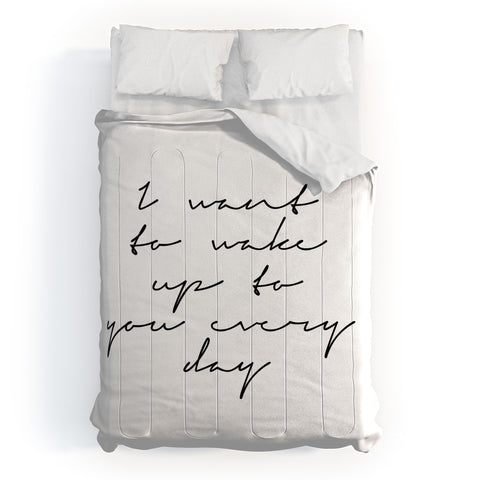 Gabriela Fuente wake me up Comforter