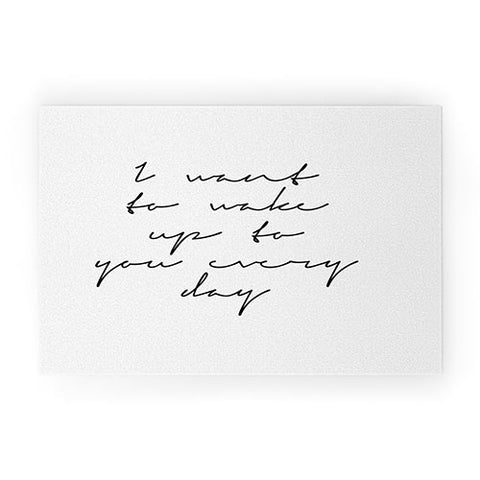 Gabriela Fuente wake me up Welcome Mat