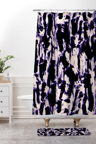 Gabriela Fuente Wild Brush I Shower Curtain And Mat