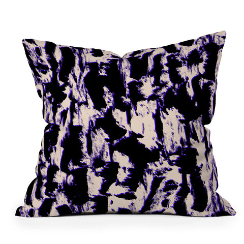 Gabriela Fuente Wild Brush I Throw Pillow