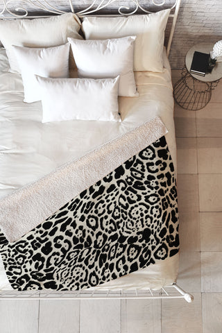 Gabriela Fuente Wild times Fleece Throw Blanket