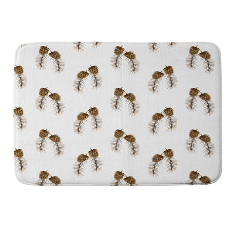 Gabriela Fuente winter fest Memory Foam Bath Mat