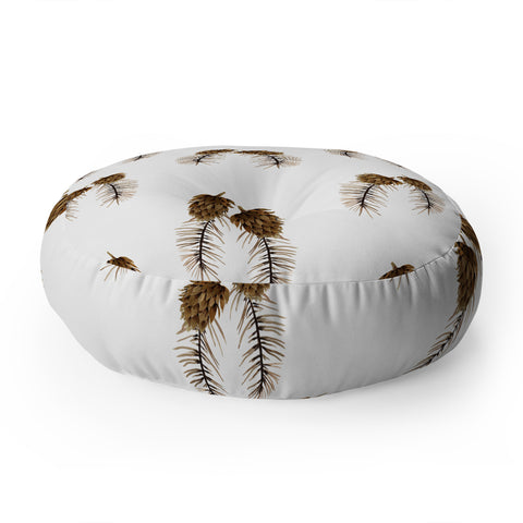 Gabriela Fuente winter fest Floor Pillow Round