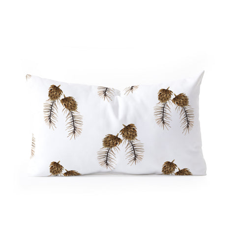 Gabriela Fuente winter fest Oblong Throw Pillow