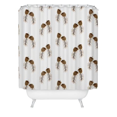 Gabriela Fuente winter fest Shower Curtain