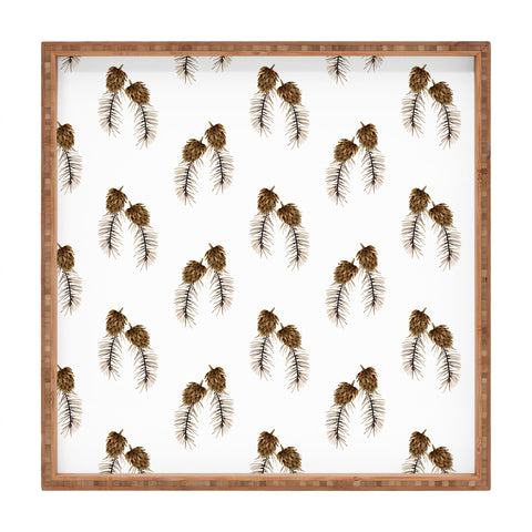 Gabriela Fuente winter fest Square Tray