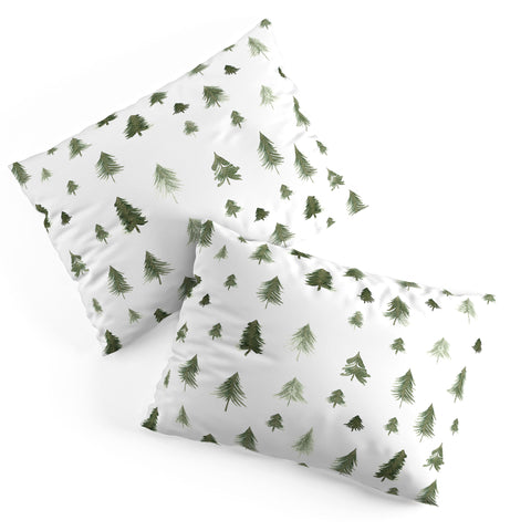Gabriela Fuente winter forest Pillow Shams