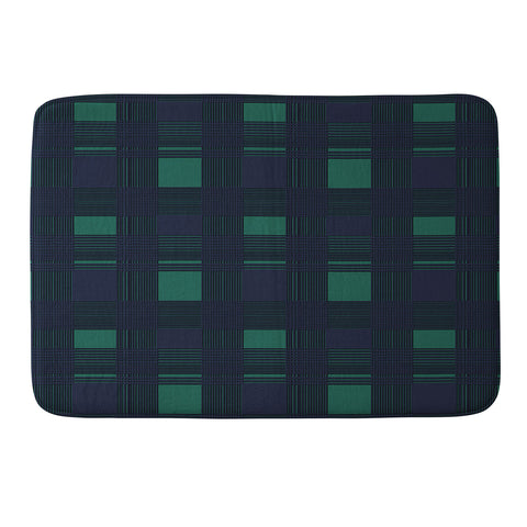 Gabriela Fuente winter midnight Memory Foam Bath Mat
