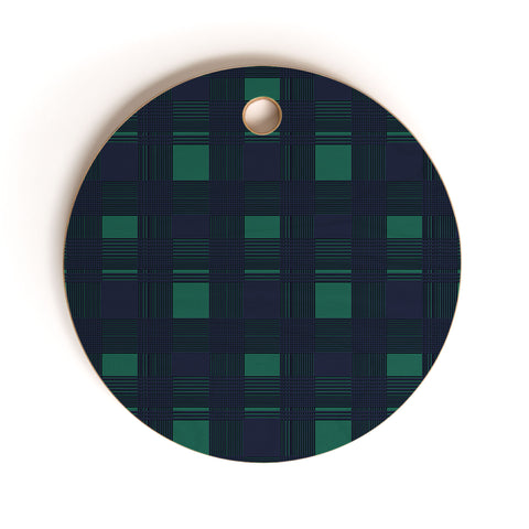 Gabriela Fuente winter midnight Cutting Board Round