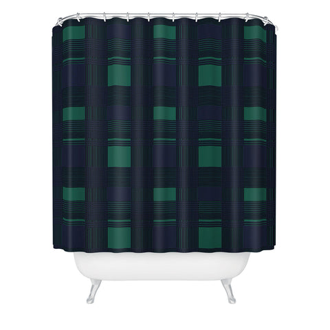 Gabriela Fuente winter midnight Shower Curtain