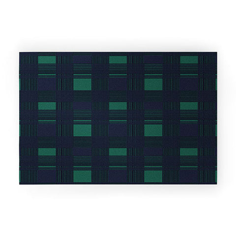 Gabriela Fuente winter midnight Welcome Mat