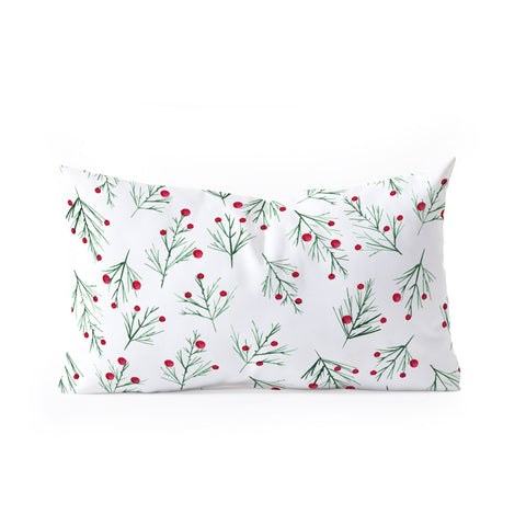Gabriela Fuente Winterwonder Oblong Throw Pillow