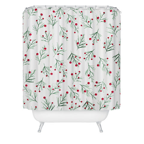 Gabriela Fuente Winterwonder Shower Curtain