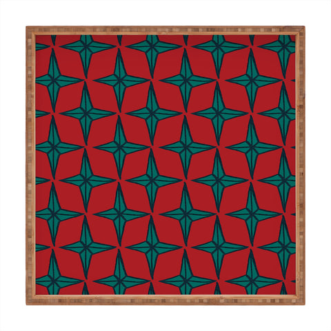 Gabriela Fuente Xmas Star Square Tray