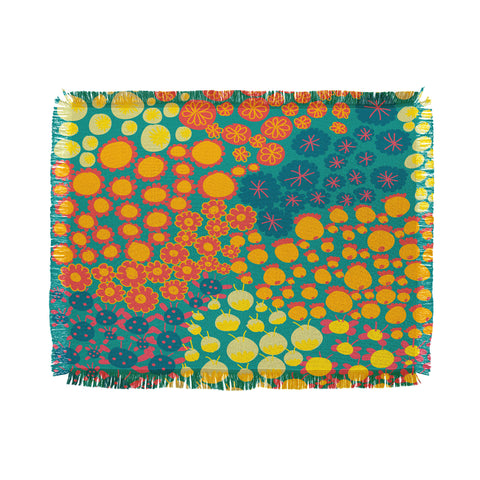Gabriela Larios Alegra Bright Throw Blanket