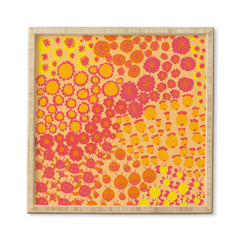 Gabriela Larios Alegra Orange Framed Wall Art