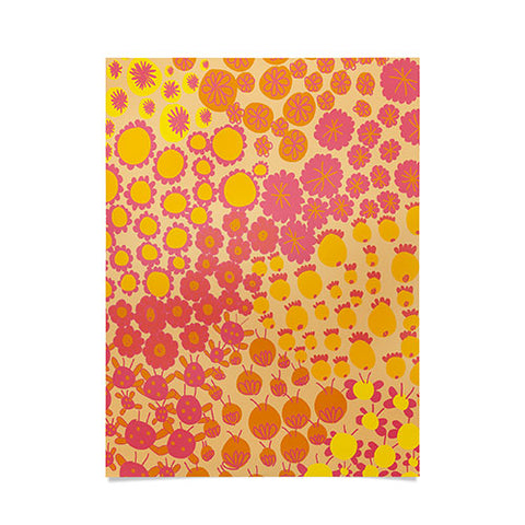 Gabriela Larios Alegra Orange Poster