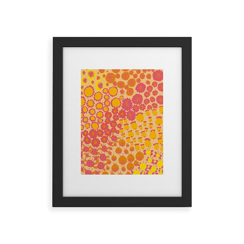 Gabriela Larios Alegra Orange Framed Art Print
