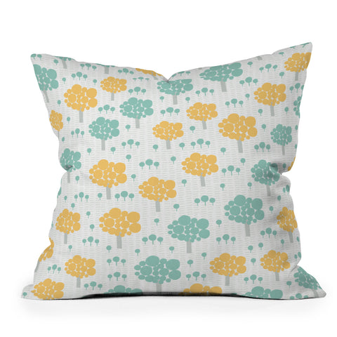 Gabriela Larios Arboreum Throw Pillow