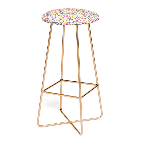 Gabriela Larios Birds and Leaves Bar Stool