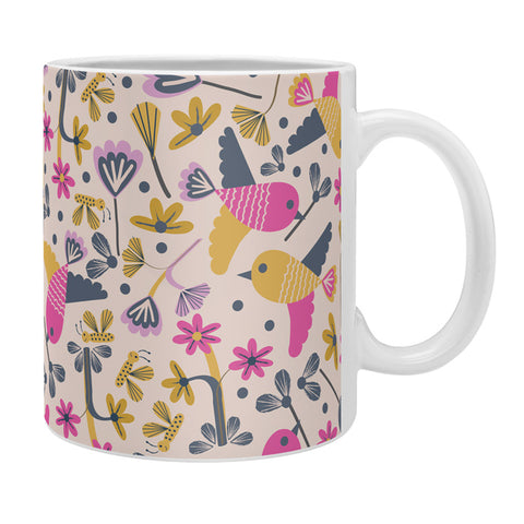 Gabriela Larios Birds and Leaves Coffee Mug