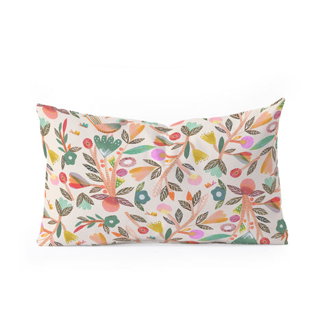 Gabriela Larios Birdsong Oblong Throw Pillow