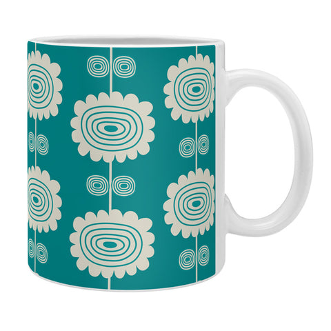 Gabriela Larios Blue Flowers Coffee Mug