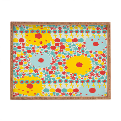 Gabriela Larios Blumenfield Bright Rectangular Tray