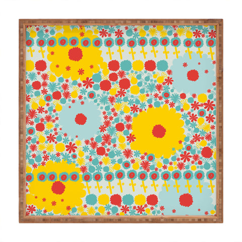Gabriela Larios Blumenfield Bright Square Tray
