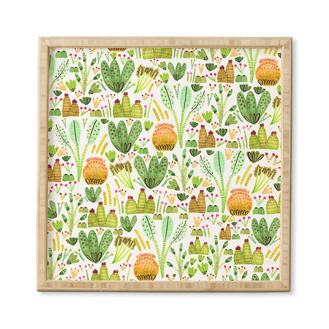 Gabriela Larios Cacti Garden Framed Wall Art
