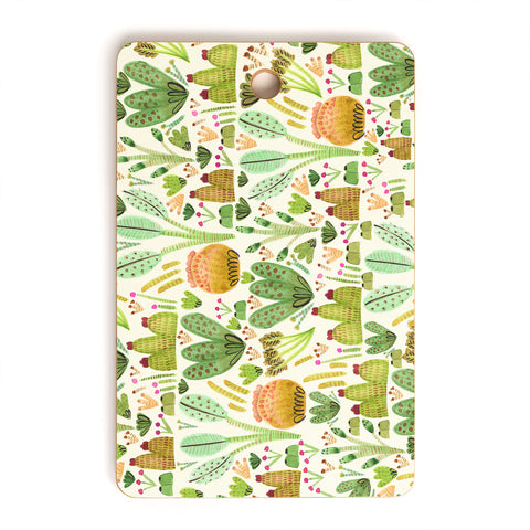 Gabriela Larios Cacti Garden Cutting Board Rectangle
