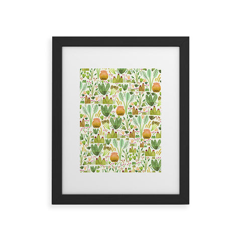 Gabriela Larios Cacti Garden Framed Art Print
