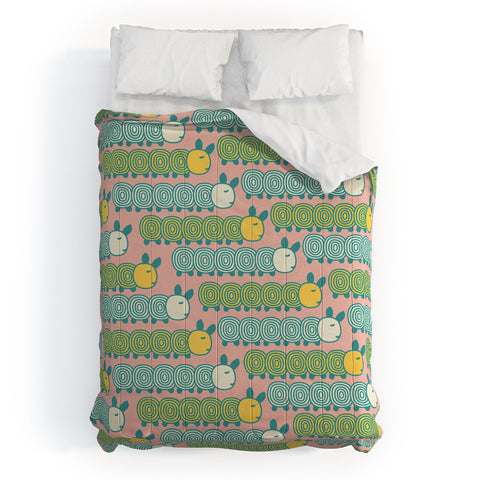 Gabriela Larios Caterpillars Comforter