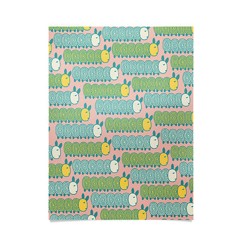 Gabriela Larios Caterpillars Poster