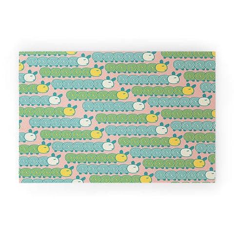 Gabriela Larios Caterpillars Welcome Mat
