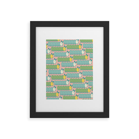 Gabriela Larios Caterpillars Framed Art Print