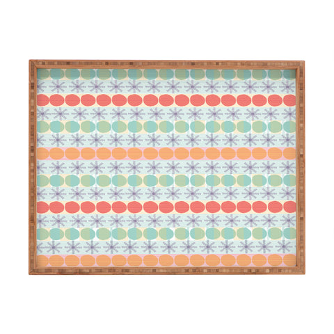 Gabriela Larios Circles And Lines Rectangular Tray