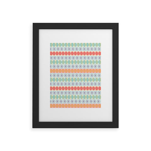 Gabriela Larios Circles And Lines Framed Art Print