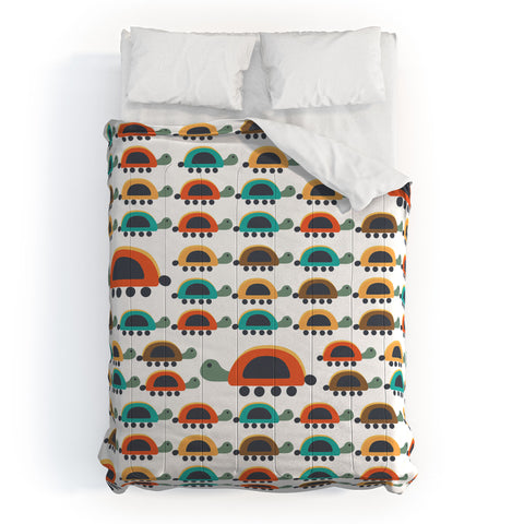 Gabriela Larios Colorful Turtles Comforter
