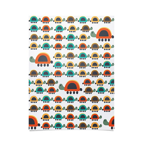 Gabriela Larios Colorful Turtles Poster