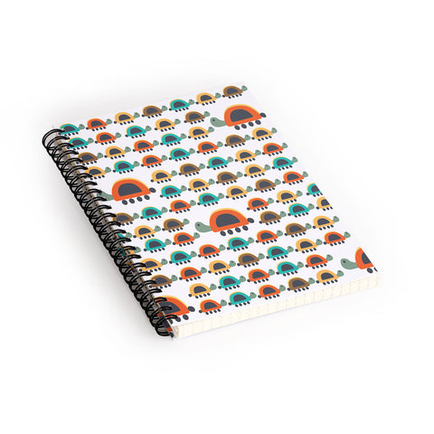 Gabriela Larios Colorful Turtles Spiral Notebook