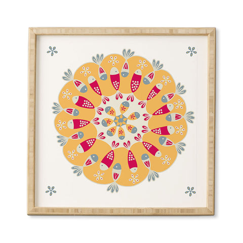 Gabriela Larios Crown Of Fishes Framed Wall Art