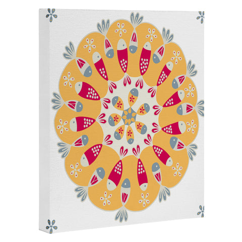 Gabriela Larios Crown Of Fishes Art Canvas