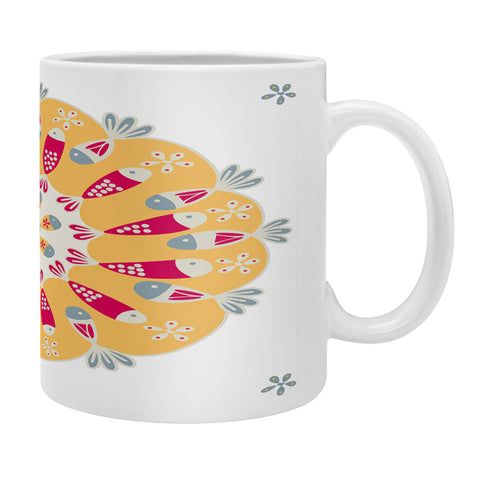 Gabriela Larios Crown Of Fishes Coffee Mug