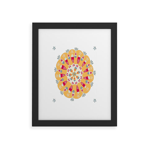 Gabriela Larios Crown Of Fishes Framed Art Print