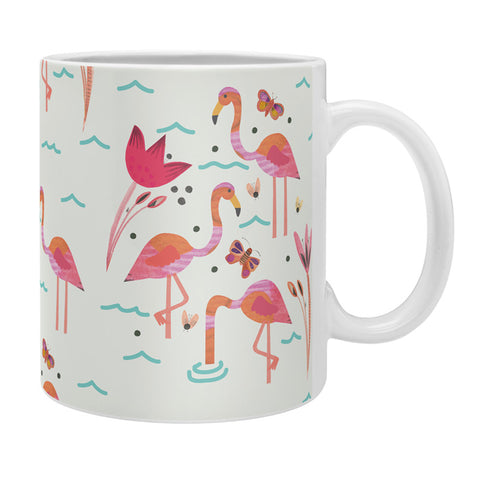 Gabriela Larios Flamingo Scene Coffee Mug